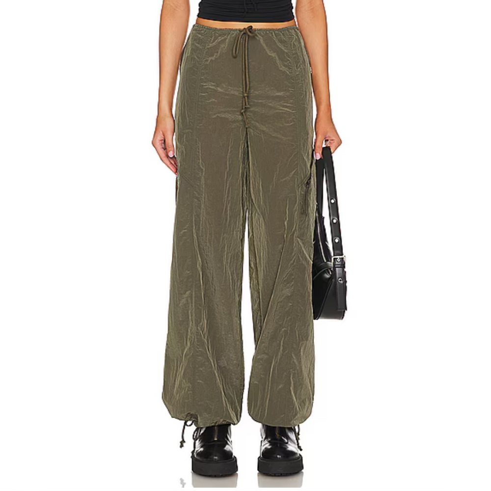 Lovers and Friends Noah Cargo Pant in Olive Green